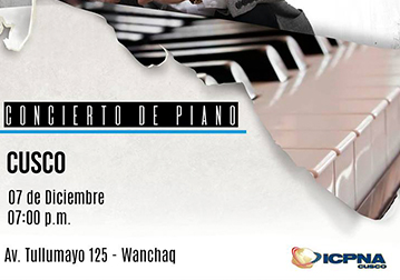Recital de Piano ICPNA CUSCO